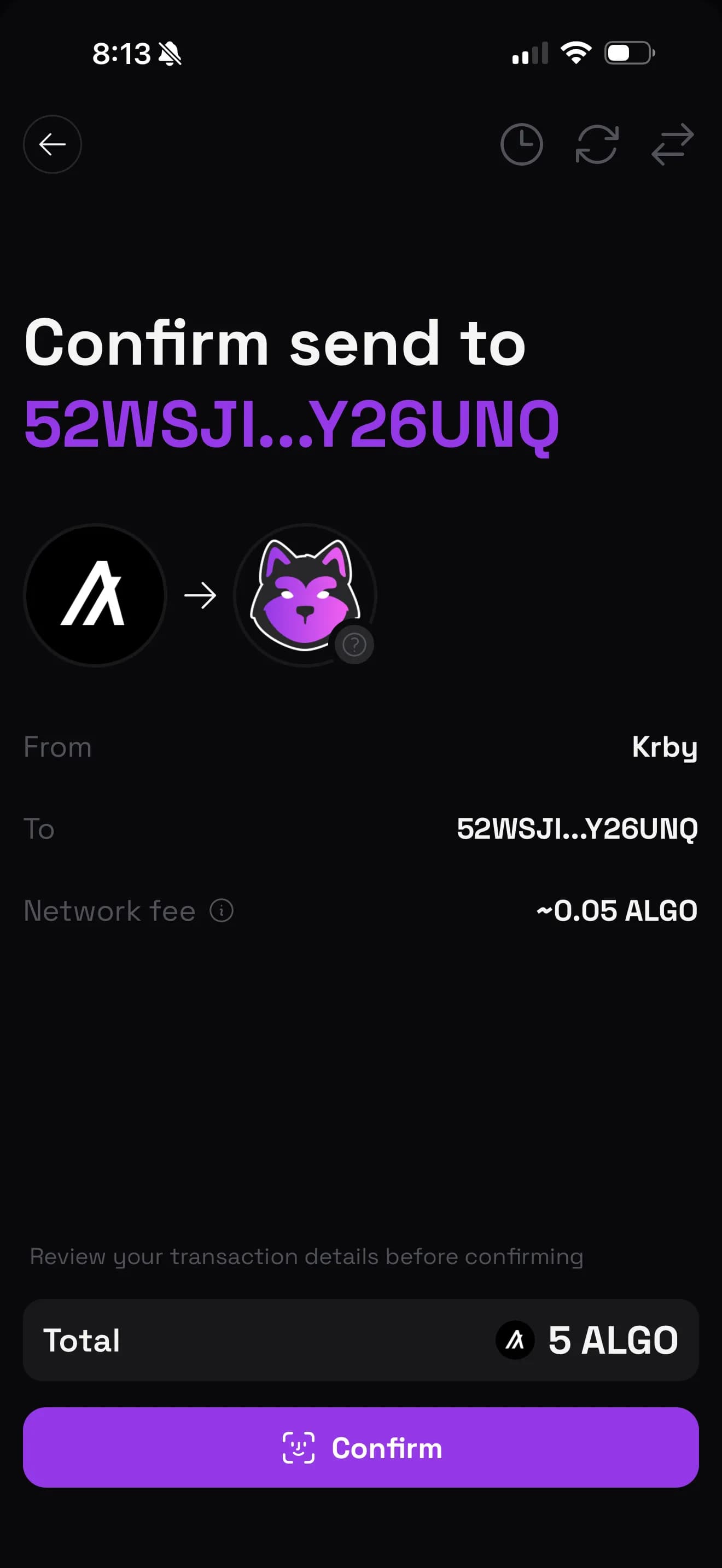 Akita smart wallet dashboard